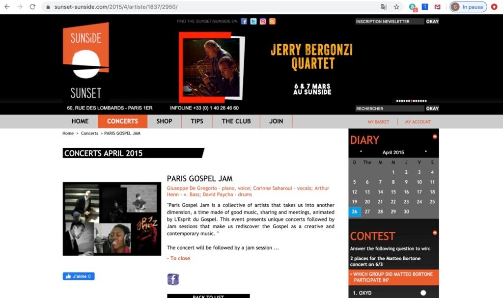 FRANCE, PARIS, THE PARIS GOSPEL JAM 2015