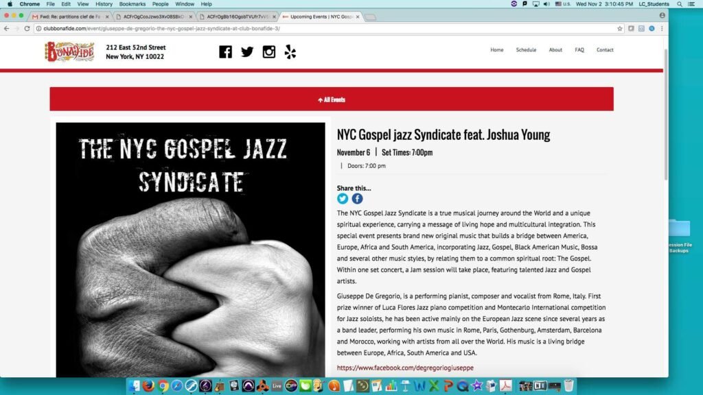 GOSPEL JAZZ SYNDICATE FEAT JOSHUA YOUNG